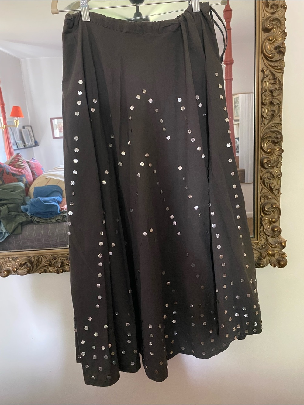 Baba Clothing Sequin Free Size Circle Skirt